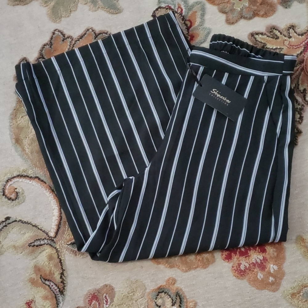 Wide leg capris